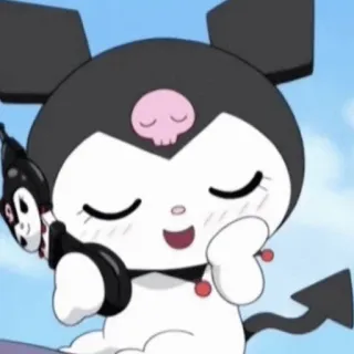 😳 856103f2 Kuromi Kuromi, Sanrio, Anime, Dibujos animados, Lindo, Personaje telegram sticker