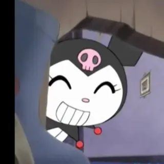 😁 9cb0f1c0 Kuromi Kuromi, Sanrio, Anime, Dibujos animados telegram sticker