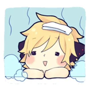 🚿 7e5d68cc cute, chibi, cartoon, anime, kawaii, relaxing, bath, towel telegram sticker
