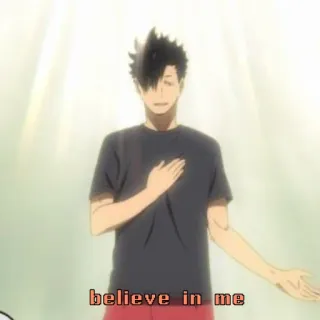 🥇 53aff245 believe in me 动漫, 相信, 人物, 鼓励 telegram sticker