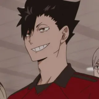 🐈 7849c11a Kuroo Tetsurou Haikyuu!! 黑尾, 排球少年!!, 动漫, 漫画, 角色, 排球 telegram sticker