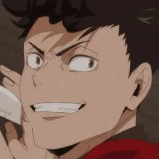 🐈 e42e9434 动漫, 角色, 男人, 生气, 坏笑, 汗 telegram sticker