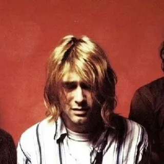 😣 a2412b0d Kurt Cobain Nirvana muzikant, zanger, rock, grunge, band telegram sticker