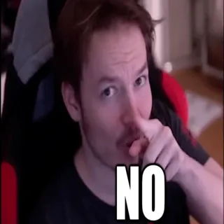 ❌ 17e97d3f NO Não, Desaprovação, Rejeição, Recusa, Negação telegram sticker