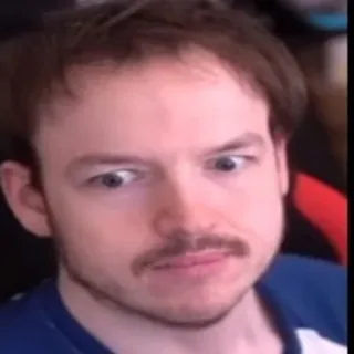 😳 3fec0ad8 pessoa, homem, rosto, expressão telegram sticker