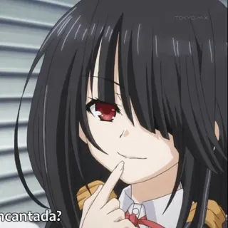 🍷 5fef1fe2 encantada? Anime, Gadis, Lucu, Senyum telegram sticker