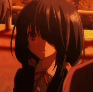 🍷 b68b6854 Anime, Gadis, Seragam sekolah, Rambut hitam telegram sticker