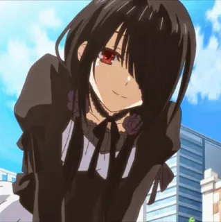 🍷 fa6ff6c7 Kurumi Tokisaki Date A Live Anime, Gadis, Date A Live, Kurumi Tokisaki telegram sticker