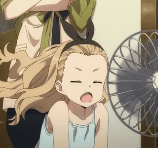 😤 3feea843 anime, dziewczyna, kreskówka, fan, lato, dziecko telegram sticker