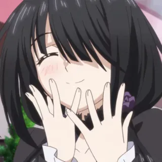 🥀 541847fc Anime, Mädchen, fröhlich, süß whatsapp sticker