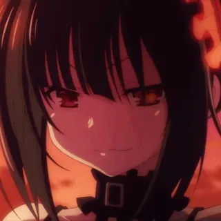 🥀 a188d006 Anime, Mädchen, Böse, Rote Augen, Dunkel, Dämon whatsapp sticker