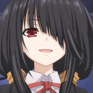 🥀 e2947f2f Kurumi Tokisaki Date A Live Anime, Mädchen, Kawaii, Lächeln, Date A Live whatsapp sticker