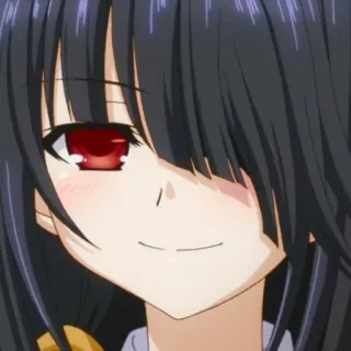 ☺️ 31ffce86 Kurumi Tokisaki Date A Live Anime, Mädchen, Kawaii, Lächeln, Date A Live, Kurumi, Tokisaki telegram sticker