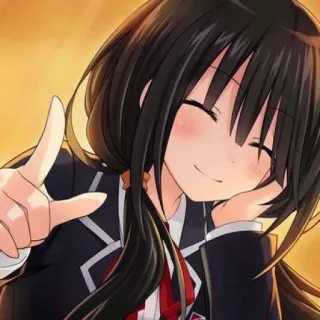 😊 eec3f674 Anime, Mädchen, Süß, Charakter, Schuluniform telegram sticker