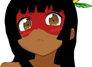 😒 be375837 애니메이션, 만화, 토착민, 여성, 인물 사진 telegram sticker