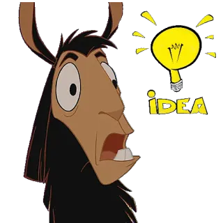 @STIKERFORALL THE EMPEROR'S NEW GROOVE telegram stickers