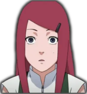 😳 b34e3a15 Kushina Uzumaki Naruto Anime, Kobieta, Kreskówka, Rude włosy, Naruto, Kushina, Uzumaki telegram sticker