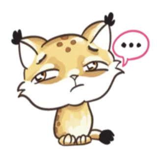 🤔 b786bf7a ... 猫, 动物, 贴纸, 可爱, 悲伤, 卡通 telegram sticker