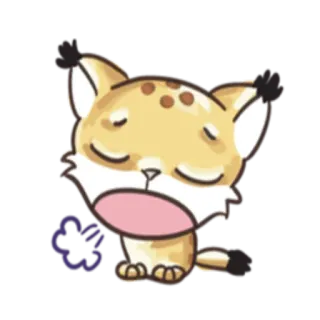 😟 e75d4608 猫, 睡觉, 可爱, 贴纸, 动物, 卡通 telegram sticker