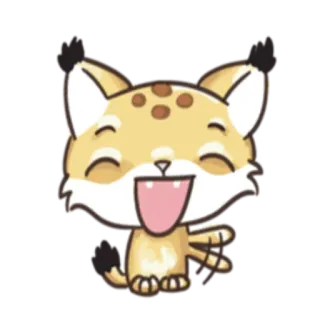 Лала-рысь @StikerDi telegram stickers