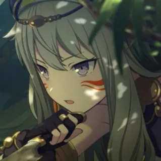 🍵 71b7e8a6 cô gái anime, nhân vật, chân dung, nghệ thuật anime telegram sticker