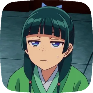 😅 71594317 animé, fille, personnage, dessin animé, ennuyé, mignon telegram sticker