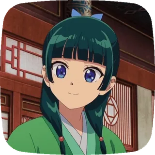 😎 daf04d58 Anime, Fille, Dessin animé, Personnage, Portrait, Souriant, Mignon telegram sticker