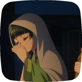 🥱 e7d6c86c Anime, Pleurs, À capuche, Triste, Émotionnel, Personnage telegram sticker