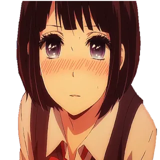 😊 16ef2fe0 Anime, Gadis, Kartun, Karakter, Seragam sekolah, Lucu telegram sticker