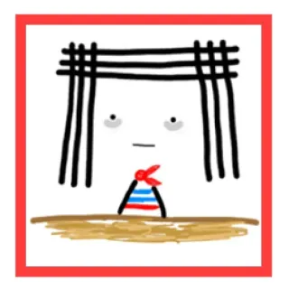 🤯 6231395f adesivo, cartone animato, personaggio, disegno, illustrazione whatsapp sticker