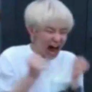 🐯 b4ab72f5 impactado, gritando, angustiado, reacción, emocional whatsapp sticker