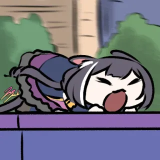 🐈 e1bfe1a5 fuck kucing, anime, menguap, kartun whatsapp sticker