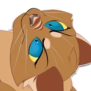 🙄 441a9b8f chat, félin, animal, mignon, dessin, dessin animé telegram sticker