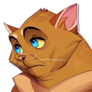 😕 5087b9eb chat, animal, sticker, animal de compagnie, dessin animé, félin telegram sticker