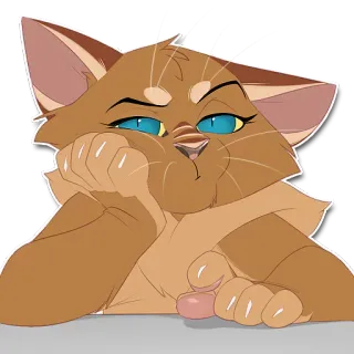 😒 88934142 chat, dessin animé, animal, animal de compagnie, chat domestique, mignon telegram sticker