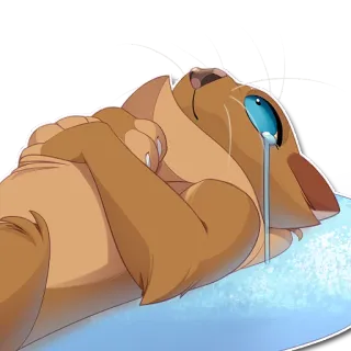 😭 a55fe315 chat, pleurer, triste, animal, animal de compagnie, émotion, larmes telegram sticker