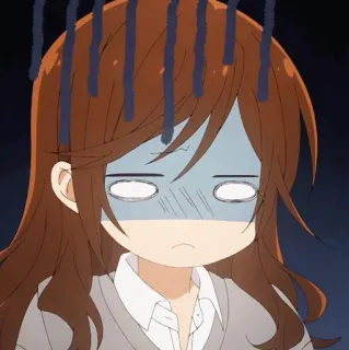 🍁 21d151be 애니메이션, 캐릭터, 표정, 화난, 슬픈 telegram sticker