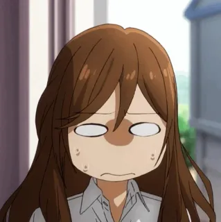 🍁 5a014cf1 애니메이션, 만화, 웃긴, 밈, 반응, 충격, 여자 telegram sticker