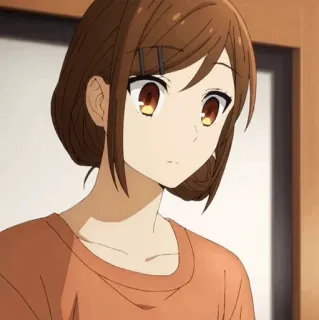 🍁 94a8abed Hori Horimiya 애니메이션, 만화, 귀여운, 소녀, 캐릭터, 인물사진, 호리미야 telegram sticker