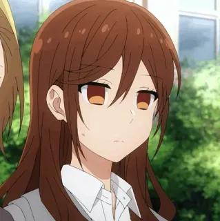🕰 94ead524 Hori Kyouko Horimiya 애니메이션, 여자, 교복, 호리 쿄코, 호리미야, 학생 telegram sticker