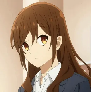 🍁 d010ec88 애니메이션, 소녀, 귀여운, 호리 쿄코 telegram sticker