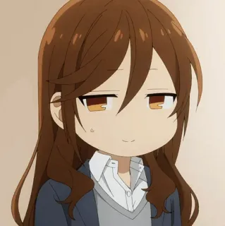 🕰 d5e19f1c 애니메이션, 만화, 소녀, 호리미야 telegram sticker