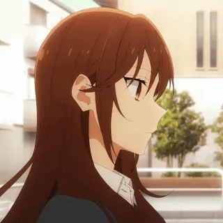 🍁 dbe79f8c 애니메이션, 소녀, 여자, 프로필, 머리, 인물사진 telegram sticker