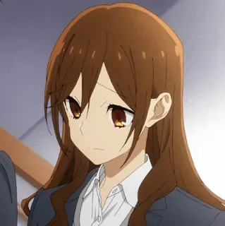 🕰 e37f5be7 애니메이션, 소녀, 호리미야, 만화, 교복 telegram sticker