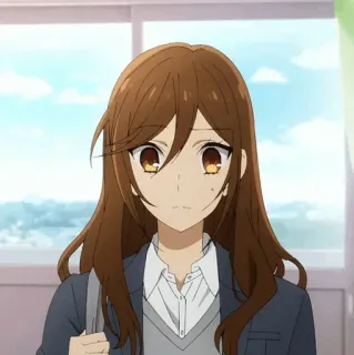 🕰 ec59ad57 애니메이션 여자, 호리 쿄코, 호리미야, 애니메이션 캐릭터, 여자, 만화 telegram sticker