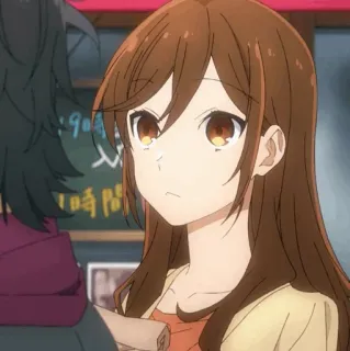 🍁 f1c8f086 Hori Horimiya 애니메이션, 호리미야, 호리, 귀여운, 여자, 애니 telegram sticker