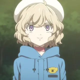 👒 58c77143 anime, cartoon, girl, character, illustration telegram sticker