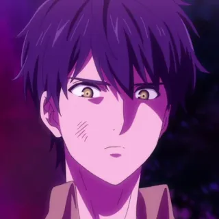 👒 5fb0d46d anime, portrait, male, character, expression telegram sticker