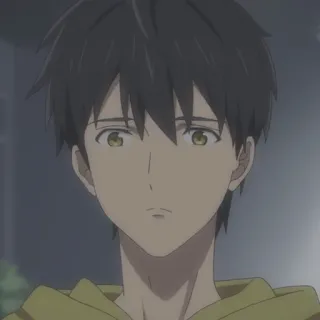 👒 8aed3692 anime, man, portrait, cartoon, boy, character telegram sticker