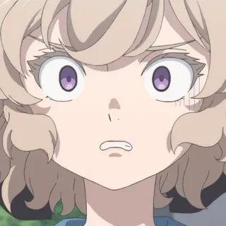 🧩 96446989 anime, shocked, anime girl, surprised, worried, emotional, cartoon, expression telegram sticker